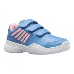 KSwiss Tennisschuhe Court Express Klett Allcourt Hellblau/pink Mädchen -Head || Wilson || YONEX Verkäufe KSwiss 56610 454 Court Express Kinderschuh203 1200x1200 1