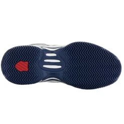 KSwiss Tennisschuhe Hypercourt Express 2 Clay/Sandplatz 2023 Weiss/opalblau Kinder -Head || Wilson || YONEX Verkäufe KSwiss 86614 146 Hypercourt Express Schuh203 1200x1200 1