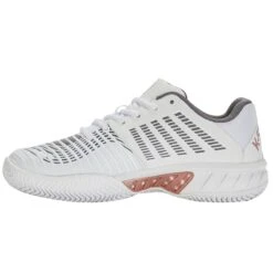KSwiss Tennisschuhe Express Light 3 Clay/Sandplatz 2023 Weiss/grau Damen -Head || Wilson || YONEX Verkäufe KSwiss 98563 179 Express Light Schuh204 1200x1200 1