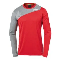 Kempa Sport-Langarmshirt Core 2.0 (100% Polyester) Rot Herren