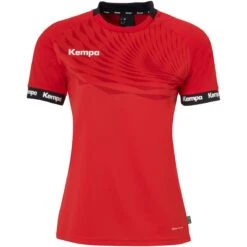 Kempa Sport-Shirt Wave 26 (100% Polyester) Rot/chilirot Damen