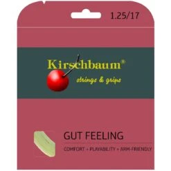 Kirschbaum Tennissaite Gut Feeling (Armschonung+Touch) Natur 12m Set
