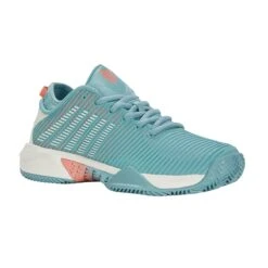 KSwiss Tennisschuhe Hypercourt Supreme Clay/Sandplatz 2023 Hellblau Damen -Head || Wilson || YONEX Verkäufe Kswiss 96617 407 Hypercourt Supreme Schuh207 1200x1200 1