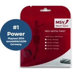 MSV Tennissaite Hepta Twist (Haltbarkeit+Spin) Rot 12m Set -Head || Wilson || YONEX Verkäufe MSV20Hepta20Twist20Red2012m20No201 1120x1120 1