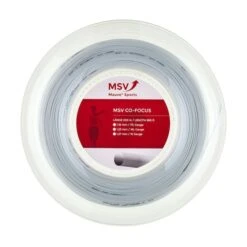 MSV Tennissaite Co Focus (Haltbarkeit+Kontrolle) Weiss 200m Rolle