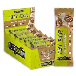 NUTRIXXION Energieriegel Oat - Vegane Haferflockenriegel Mit Mandeln Und Salz - Salty Almond 20x50g Box
