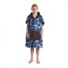 Nomadix Poncho Aqua Mit Kapuze (weich, Schnelltrocknend, Kein Haften Von Sand/ Tierhaaren) Blau 89x79cm Kinder