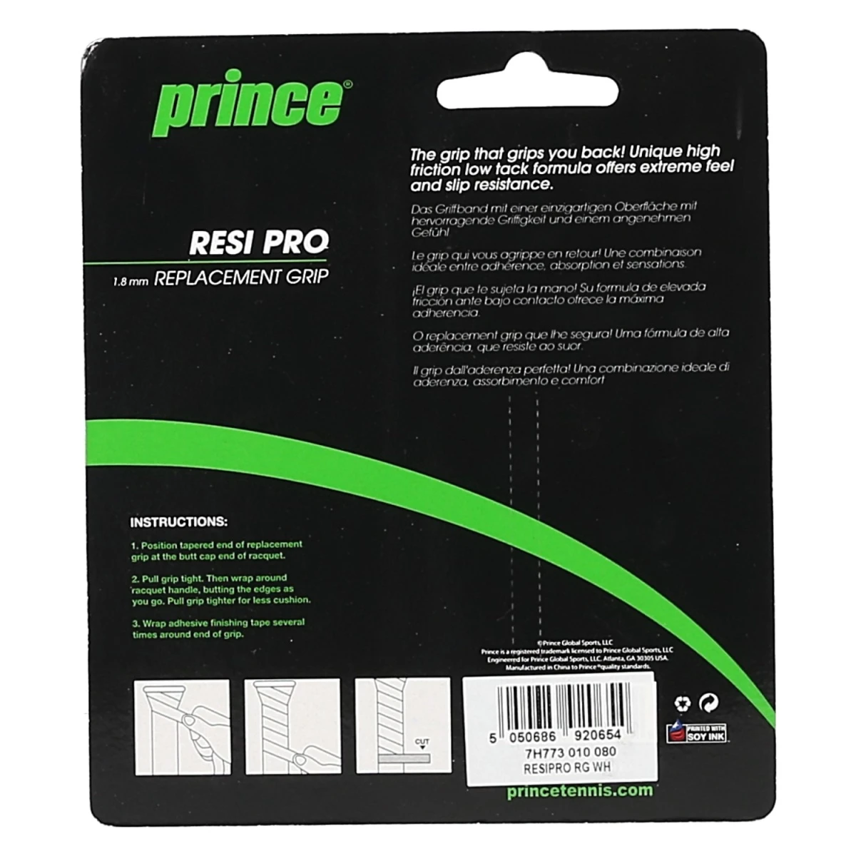 Prince Basisband Resi Pro 1.8mm (leicht Perforiert, Schweissabsorbtion) Weiss - 1 Stück 3 Prince Basisband Resi Pro 1.8mm (leicht Perforiert, Schweissabsorbtion) Weiss - 1 Stück – Bild 3