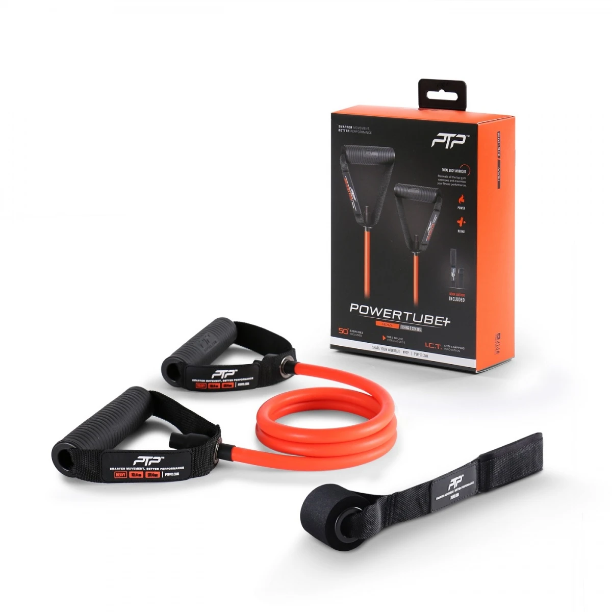PTP Widerstandband (Powertube+) - Heavy - Orange 12,4kg 1 PTP Widerstandband (Powertube+) - Heavy - Orange 12,4kg