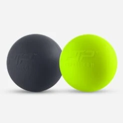 PTP Massage Bälle Schwarz/lime 2er Pack