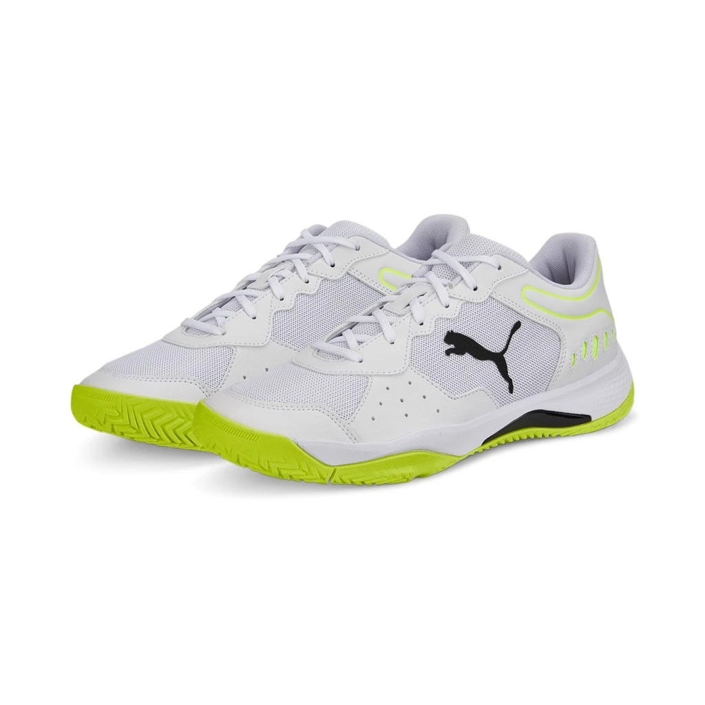 Puma Tennisschuhe Solarsmash RCT Allcourt Weiss/gelb Herren 5 Puma Tennisschuhe Solarsmash RCT Allcourt Weiss/gelb Herren – Bild 5