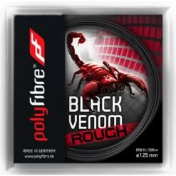 Besaitung Mit Polyfibre Black Venom Rough