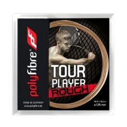 Polyfibre Tennissaite Tour Player Rough 1.25 (Haltbarkeit+Spin) Natur 12m Set