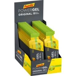 PowerBar PowerGel Original (Kohlenhydrat-Gel) Apfel 24x41g Box