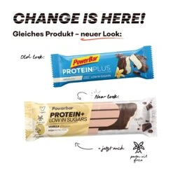 PowerBar Eiweissriegel Protein Plus Low Sugar Vanille-Geschmack 16x35g Box -Head || Wilson || YONEX Verkäufe Powerbar 21501503 Protein Plus Low 2 1200x1200 1