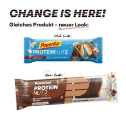 PowerBar Eiweissriegel Protein Nut2 Milchschokoladenkuvertüre/Karamell-Erdnuss 12x45g Box -Head || Wilson || YONEX Verkäufe Powerbar 21611001 Protein Nut2 Riegel 2 1200x1200 1