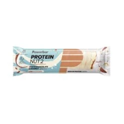 PowerBar Eiweissriegel Protein Nut2 Weiße Schokolade/Karamell-Kokosschicht 12x45g Box