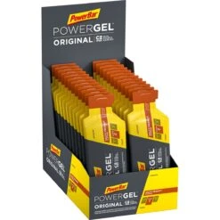 PowerBar PowerGel Original (Kohlenhydrat-Gel) Salzige Erdnuss 24x41g Box