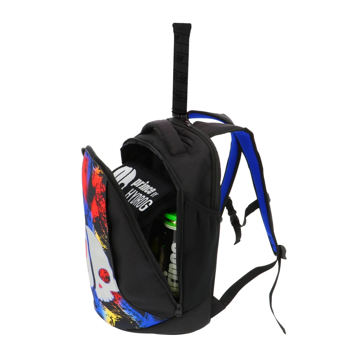 Prince Rucksack Random 2022 Schwarz/rot/blau - Haupt- Und Schlägerfach 2 Prince Rucksack Random 2022 Schwarz/rot/blau - Haupt- Und Schlägerfach – Bild 2