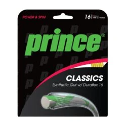 Prince Tennissaite Synthetic Gut Duraflex (Allround+Haltbarkeit) Gold 12m Set