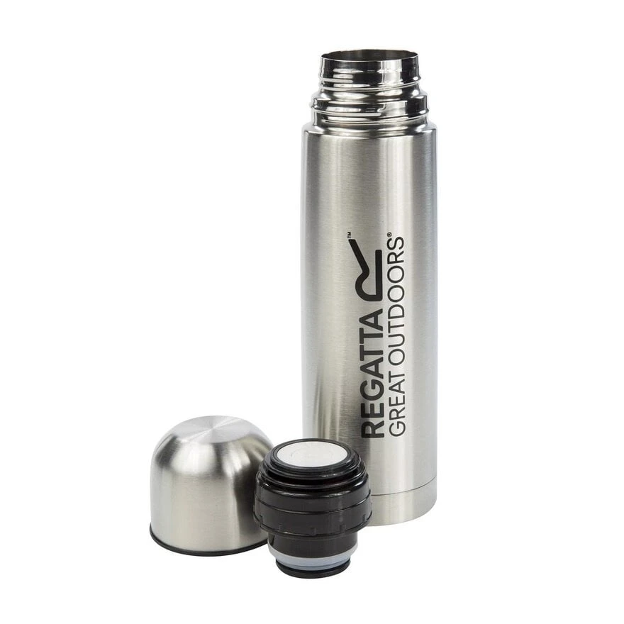 Regatta Thermoflasche Trinkflasche Vacuum Flask Edelstahl Silber - 500ml 1 Regatta Thermoflasche Trinkflasche Vacuum Flask Edelstahl Silber - 500ml