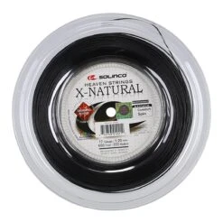 Solinco Tennissaite X Natural (Armschonung+Touch) Schwarz 200m Rolle