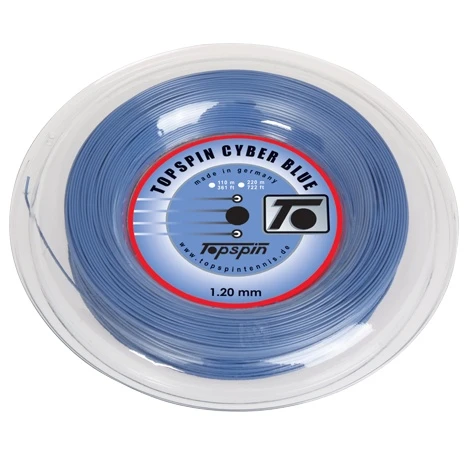 Topspin Tennissaite Cyber Blue (Haltbarkeit+Touch) Blau 110m Rolle 1 Topspin Tennissaite Cyber Blue (Haltbarkeit+Touch) Blau 110m Rolle