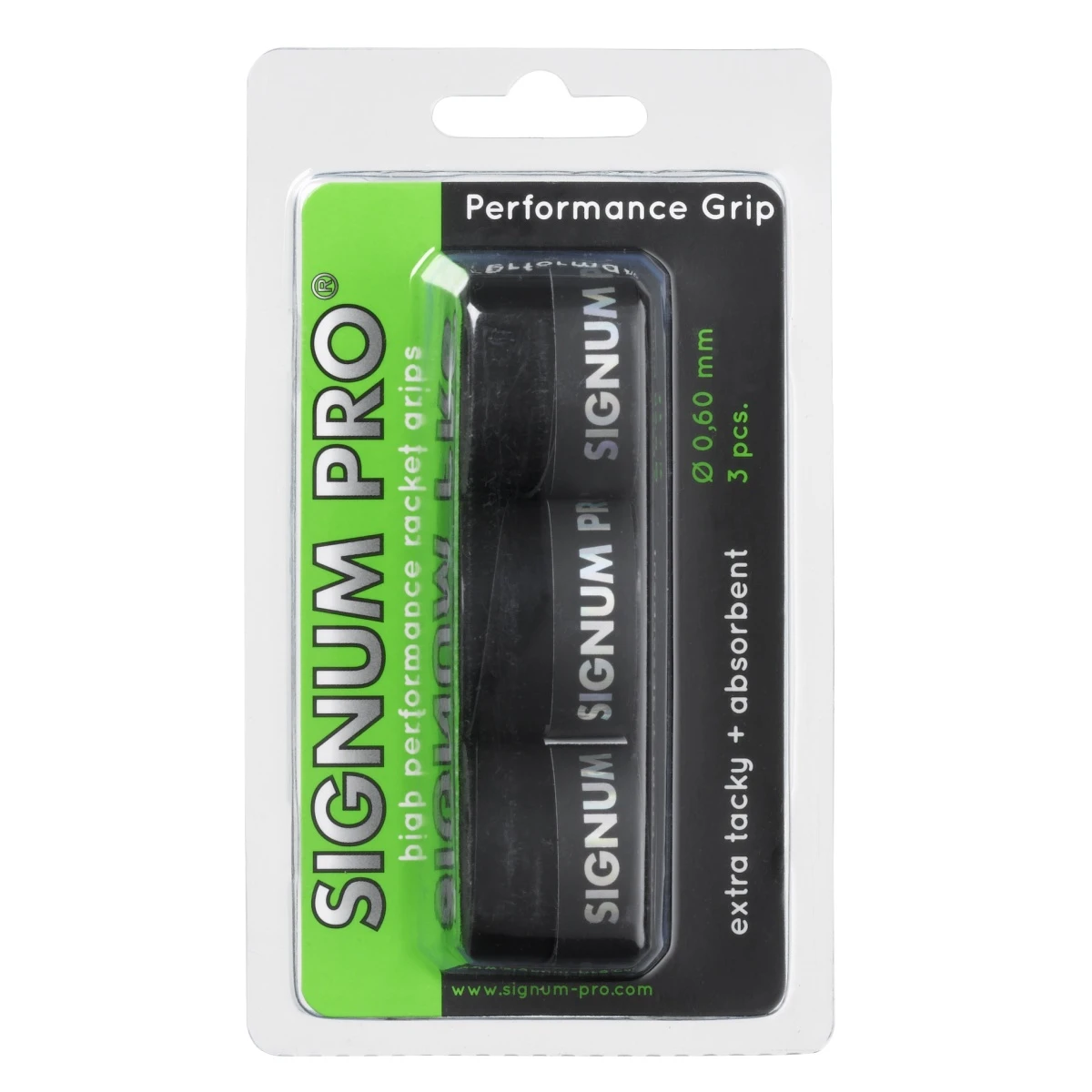 Signum Pro Overgrip Performance 0.6mm Schwarz 3er 1 Signum Pro Overgrip Performance 0.6mm Schwarz 3er