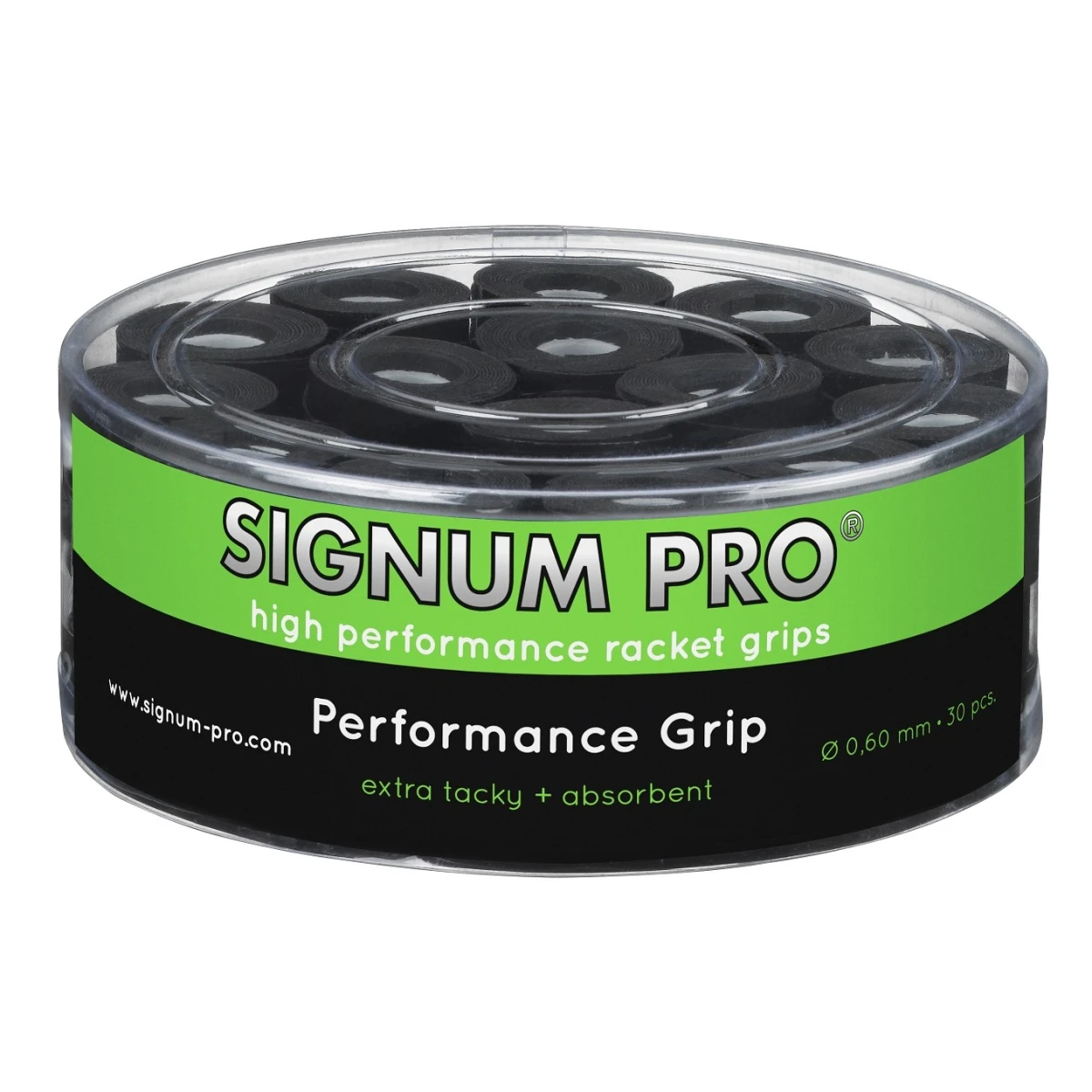 Signum Pro Overgrip Performance 0.6mm Schwarz 30er Box 1 Signum Pro Overgrip Performance 0.6mm Schwarz 30er Box