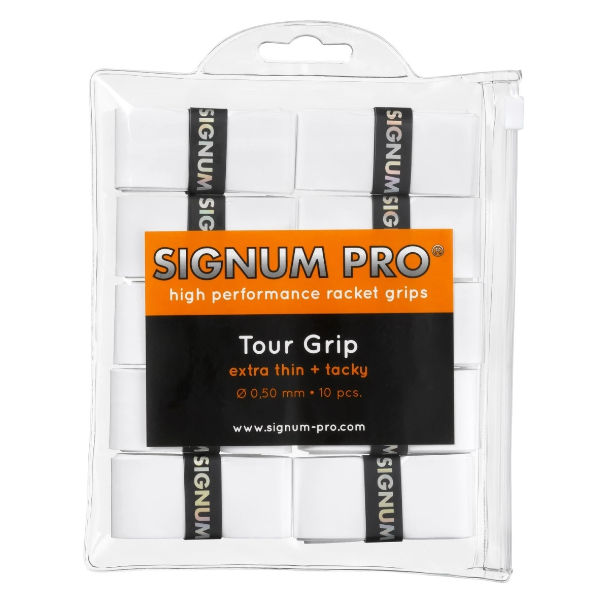 Signum Pro Overgrip Tour 0.5mm Weiss 10er Clip-Beutel 1 Signum Pro Overgrip Tour 0.5mm Weiss 10er Clip-Beutel