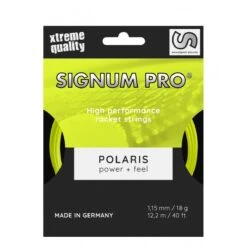 Besaitung Mit Tennissaite Signum Pro Polaris Neongelb