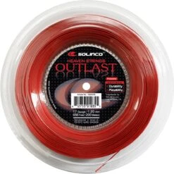 Solinco Tennissaite Outlast (Haltbarkeit+Kontrolle) Rot 200m Rolle