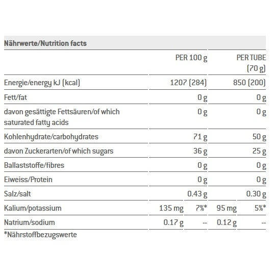 Sponser Energy Liquid Pure (hochwertige Kohlenhydrat-Formulierung) 20x70g Box 5 Sponser Energy Liquid Pure (hochwertige Kohlenhydrat-Formulierung) 20x70g Box – Bild 5