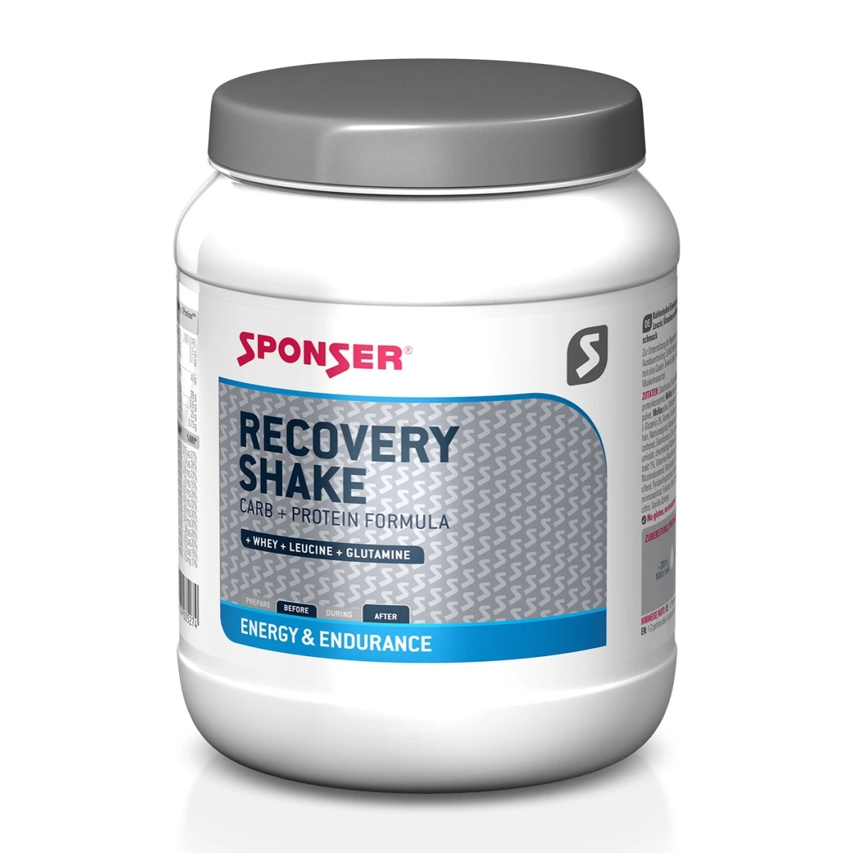 Sponser Recovery Shake (All In One - Kohlenhydrat-Protein Shake) Schokolade 900g Dose 1 Sponser Recovery Shake (All In One - Kohlenhydrat-Protein Shake) Schokolade 900g Dose