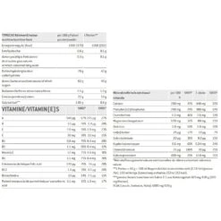 Sponser Recovery Shake (All In One - Kohlenhydrat-Protein Shake) Banane 900g Dose -Head || Wilson || YONEX Verkäufe Sponser Recovery Shake Banane Werte 999x999 1