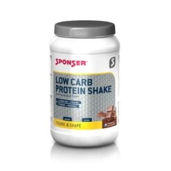 Sponser Low Carb Protein Shake (hochwertiges Protein Aus Molke, Milch Und Ei) Schokolade 550g Dose