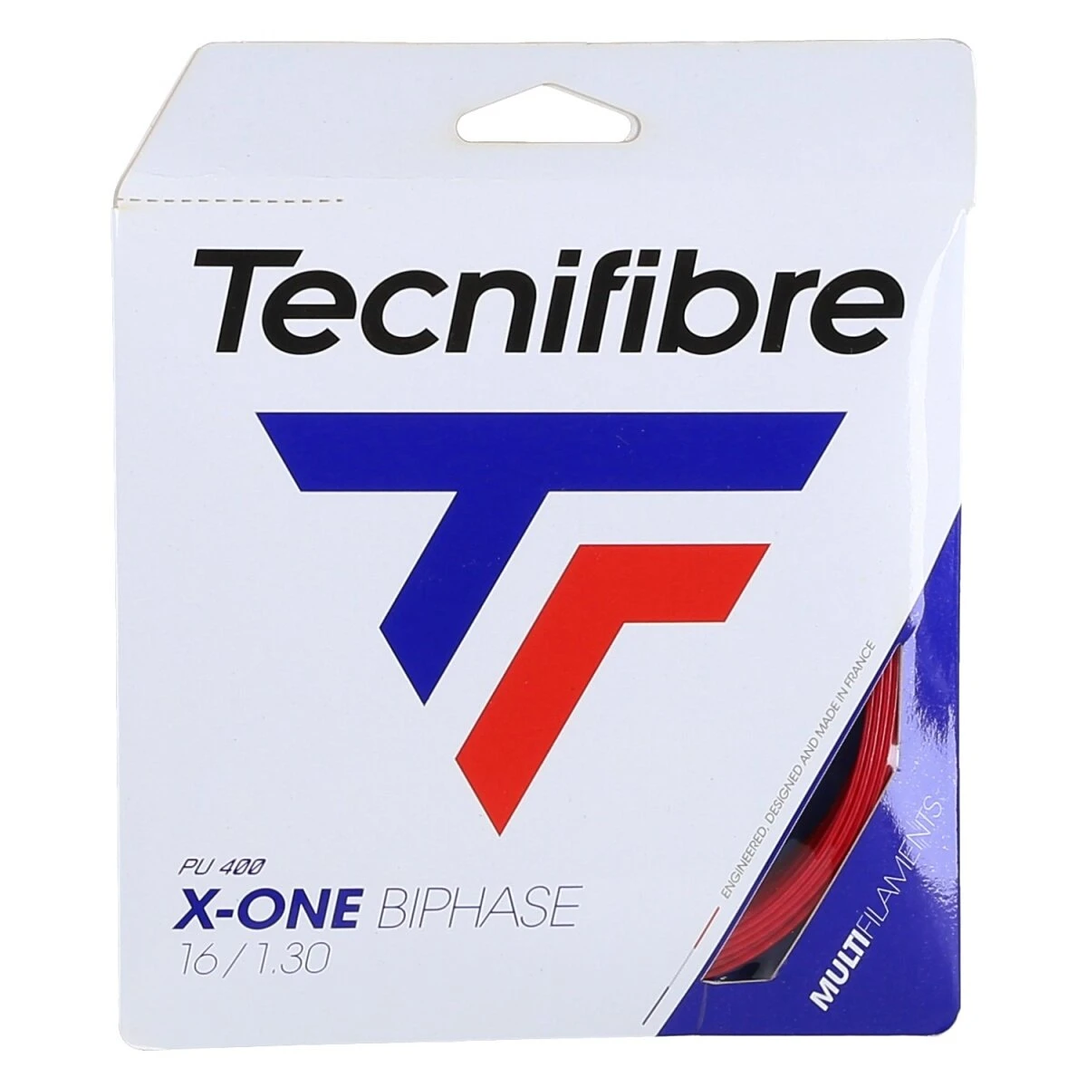Tecnifibre Tennissaite X-One Biphase (Touch+Power) Rot 12m Set 1 Tecnifibre Tennissaite X-One Biphase (Touch+Power) Rot 12m Set
