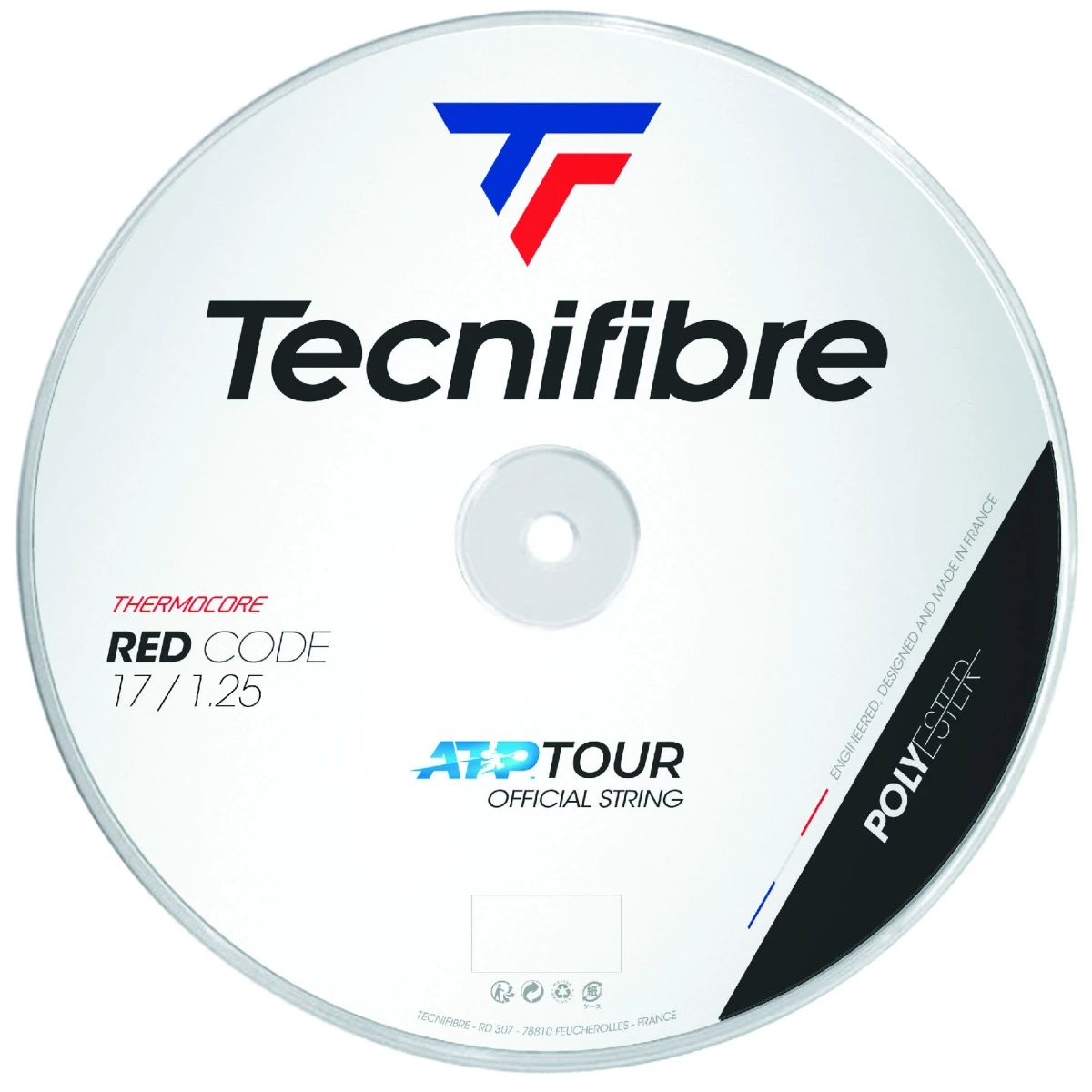 Tecnifibre Tennissaite Pro Red Code Rot 200m Rolle 1 Tecnifibre Tennissaite Pro Red Code Rot 200m Rolle