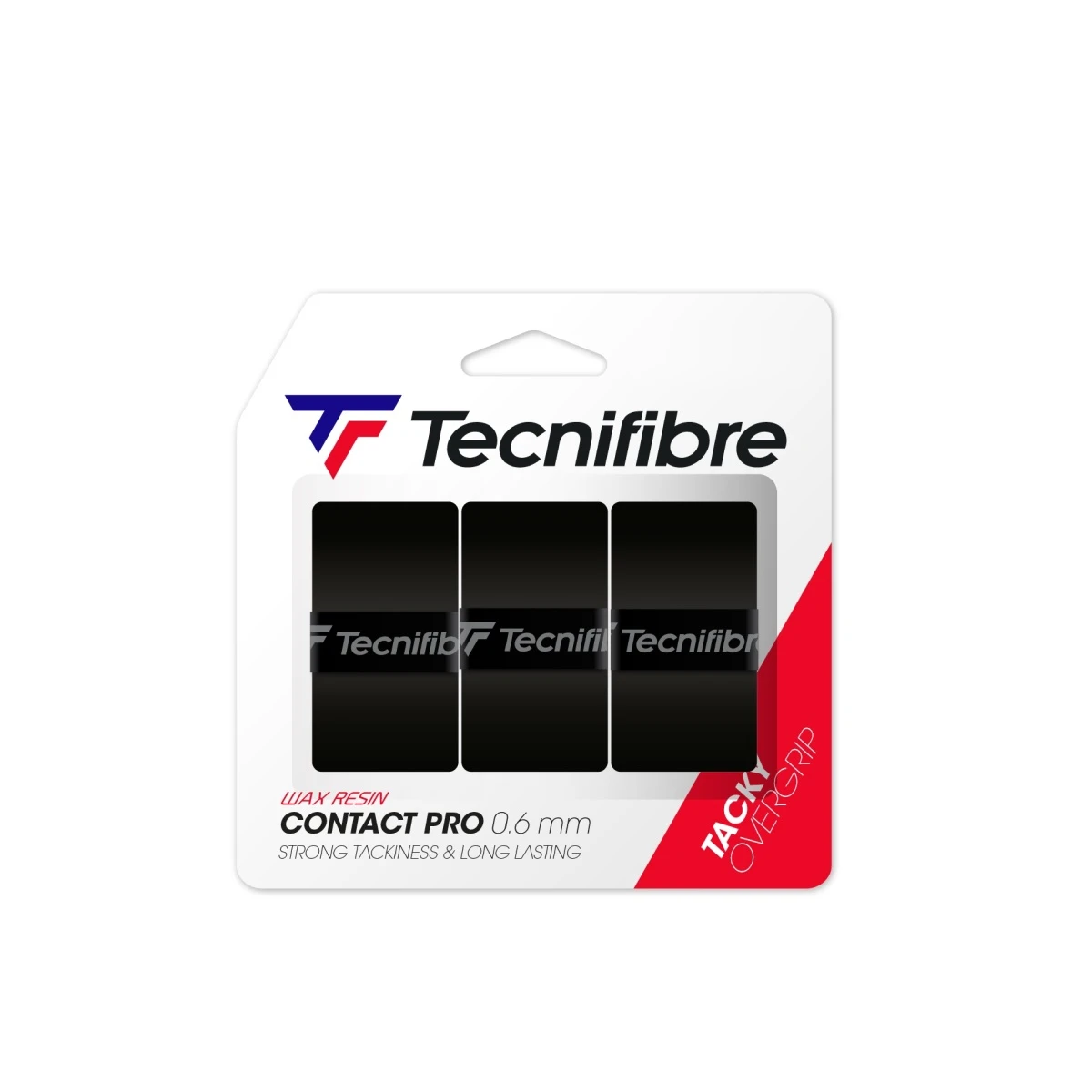 Tecnifibre Overgrip Contact Pro 0.6mm (Griffigkeit) Schwarz 3er 1 Tecnifibre Overgrip Contact Pro 0.6mm (Griffigkeit) Schwarz 3er