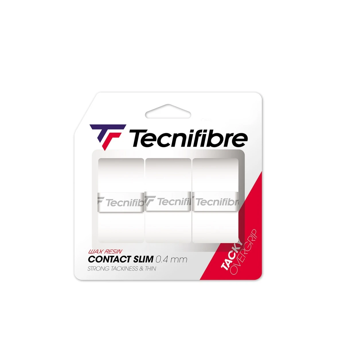 Tecnifibre Overgrip Contact Slim 0.4mm (dünn) Weiss 3er 1 Tecnifibre Overgrip Contact Slim 0.4mm (dünn) Weiss 3er