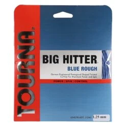 Tourna Tennissaite Big Hitter Blue Rough Blau 12m Set