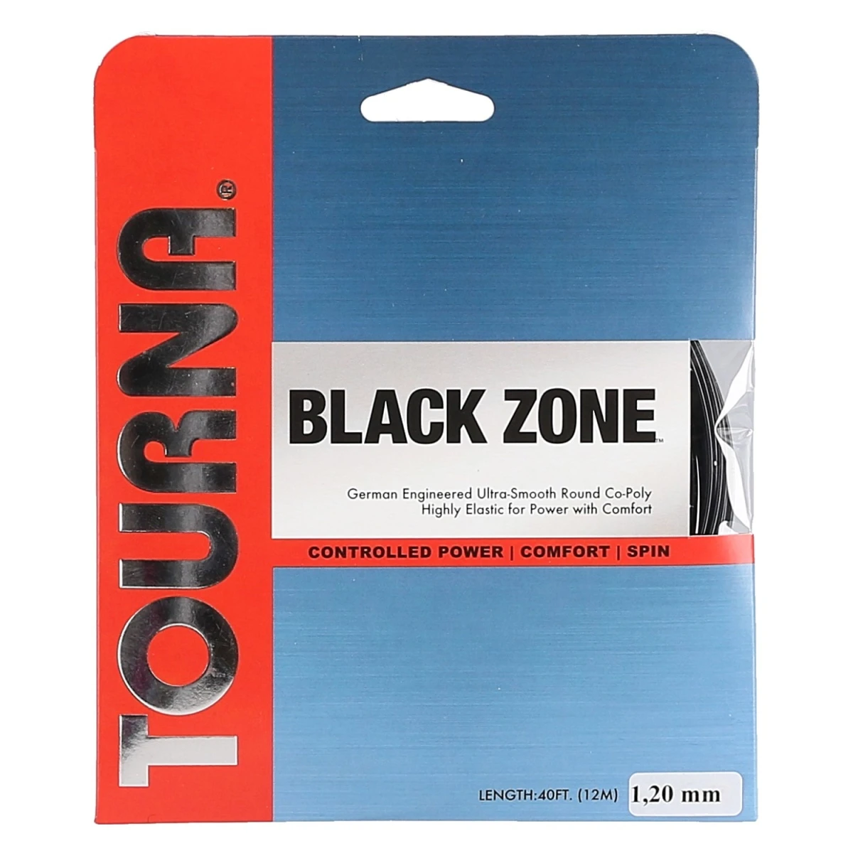 Tourna Tennissaite Big Hitter Black Zone Schwarz 12m Set 1 Tourna Tennissaite Big Hitter Black Zone Schwarz 12m Set
