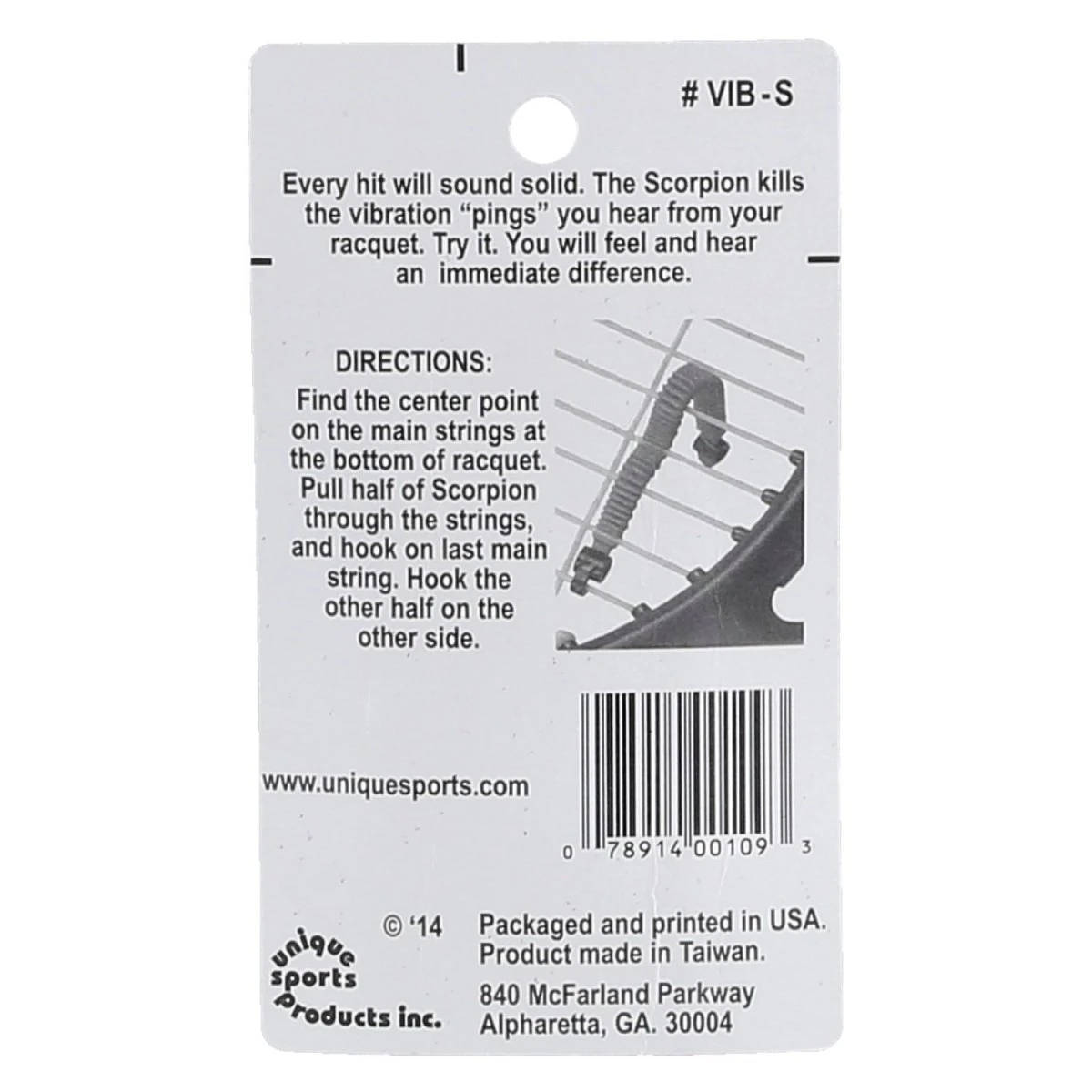 Tourna Schwingungsdämpfer Vibrex Scorpion Blau 2 Tourna Schwingungsdämpfer Vibrex Scorpion Blau – Bild 2