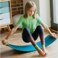 TicToys Das.Brett Balance Board Aus Buchenholzfurnier Mintgrün - 1 Stück