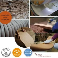 TicToys Das.Brett Balance Board Aus Buchenholzfurnier Mintgrün - 1 Stück -Head || Wilson || YONEX Verkäufe TicToys das 789x789.jpgt–BalanceBoardgreencork 211860 GC 3 789x789 3