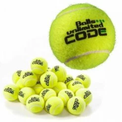 Balls Unlimited Tennisbälle Code Green (drucklos) Gelb 60er Beutel