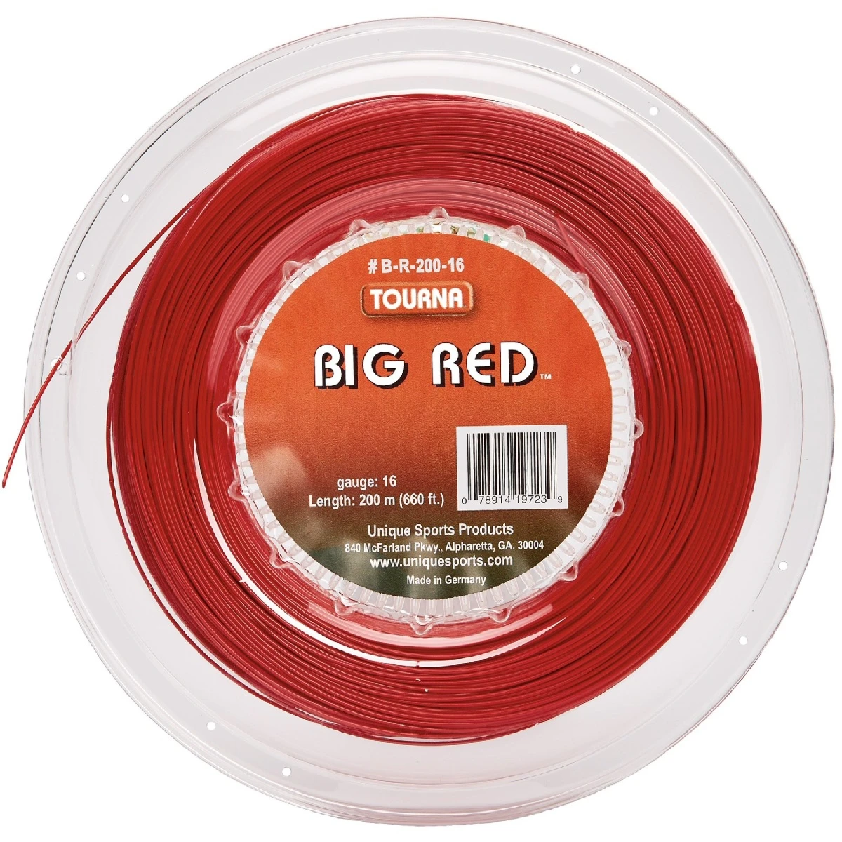 Tourna Tennissaite Big Red (Haltbarkeit) Rot 220m Rolle 1 Tourna Tennissaite Big Red (Haltbarkeit) Rot 220m Rolle