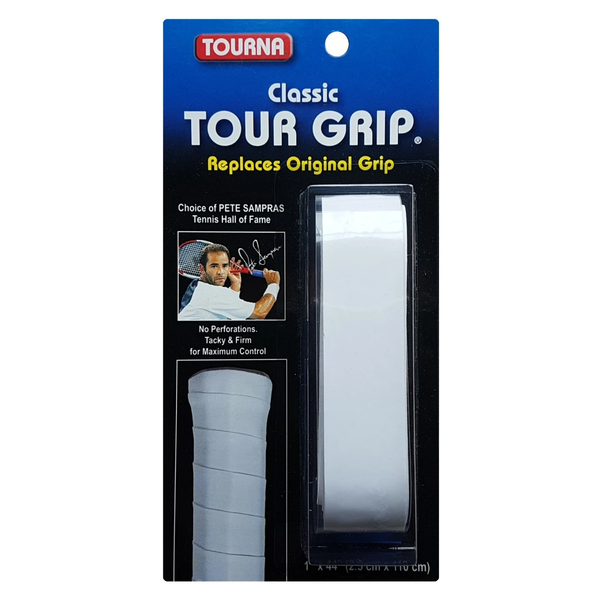 Tourna Basisband Classic Tour 1.8mm Weiss - 1 Stück 1 Tourna Basisband Classic Tour 1.8mm Weiss - 1 Stück