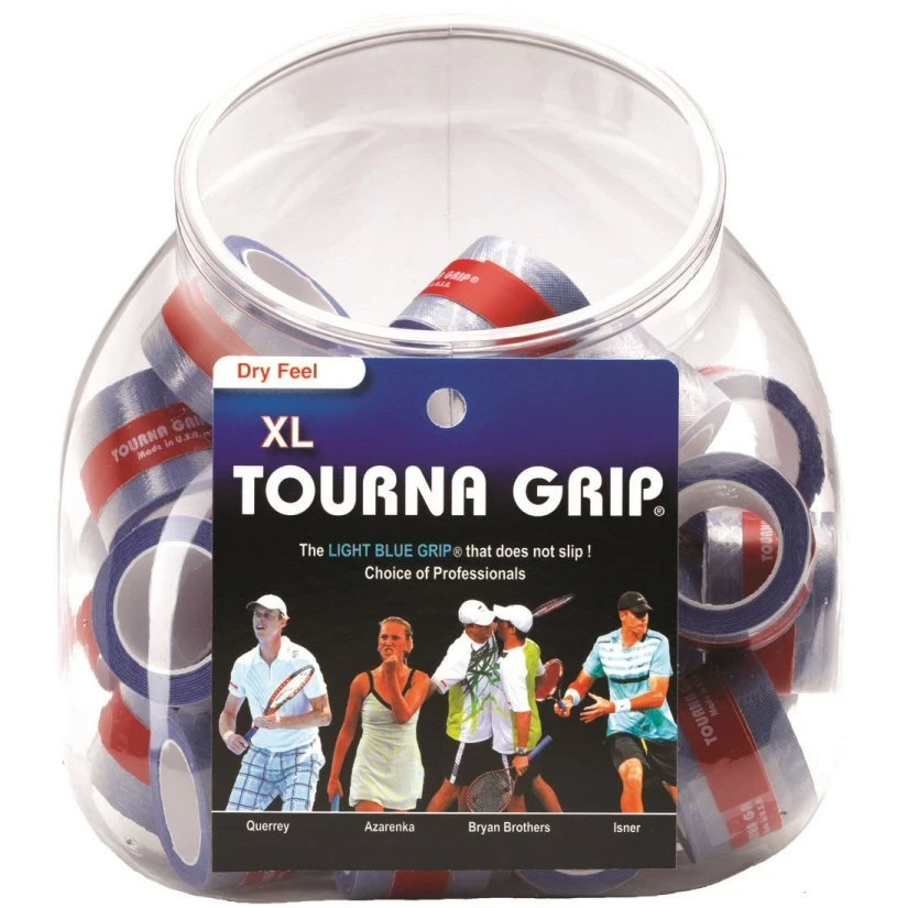 Tourna Overgrip Grip XL Blau 36er Box 1 Tourna Overgrip Grip XL Blau 36er Box