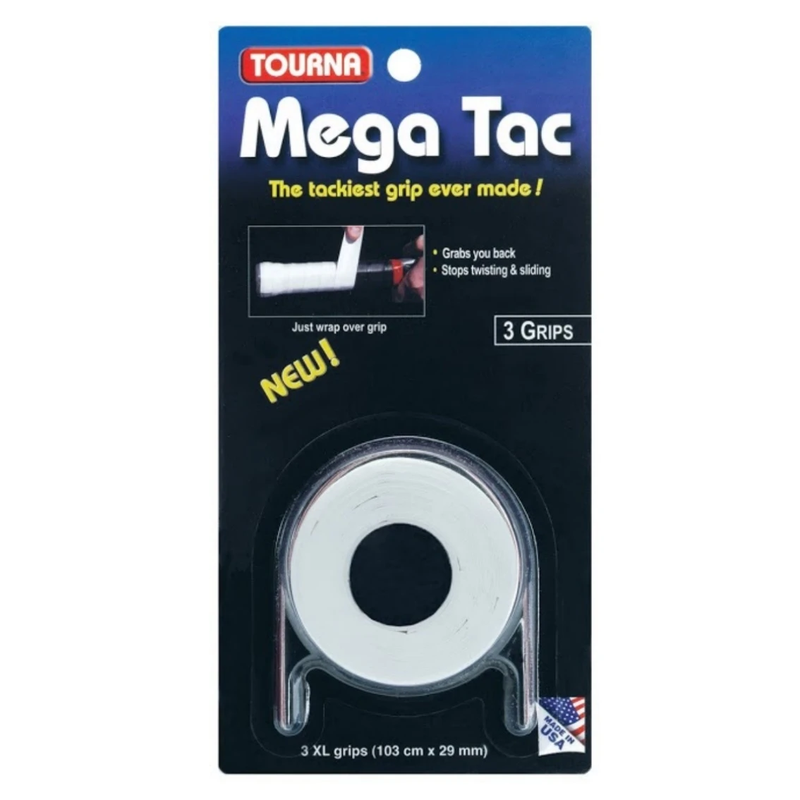 Tourna Overgrip Mega Tac Weiss 3er 1 Tourna Overgrip Mega Tac Weiss 3er